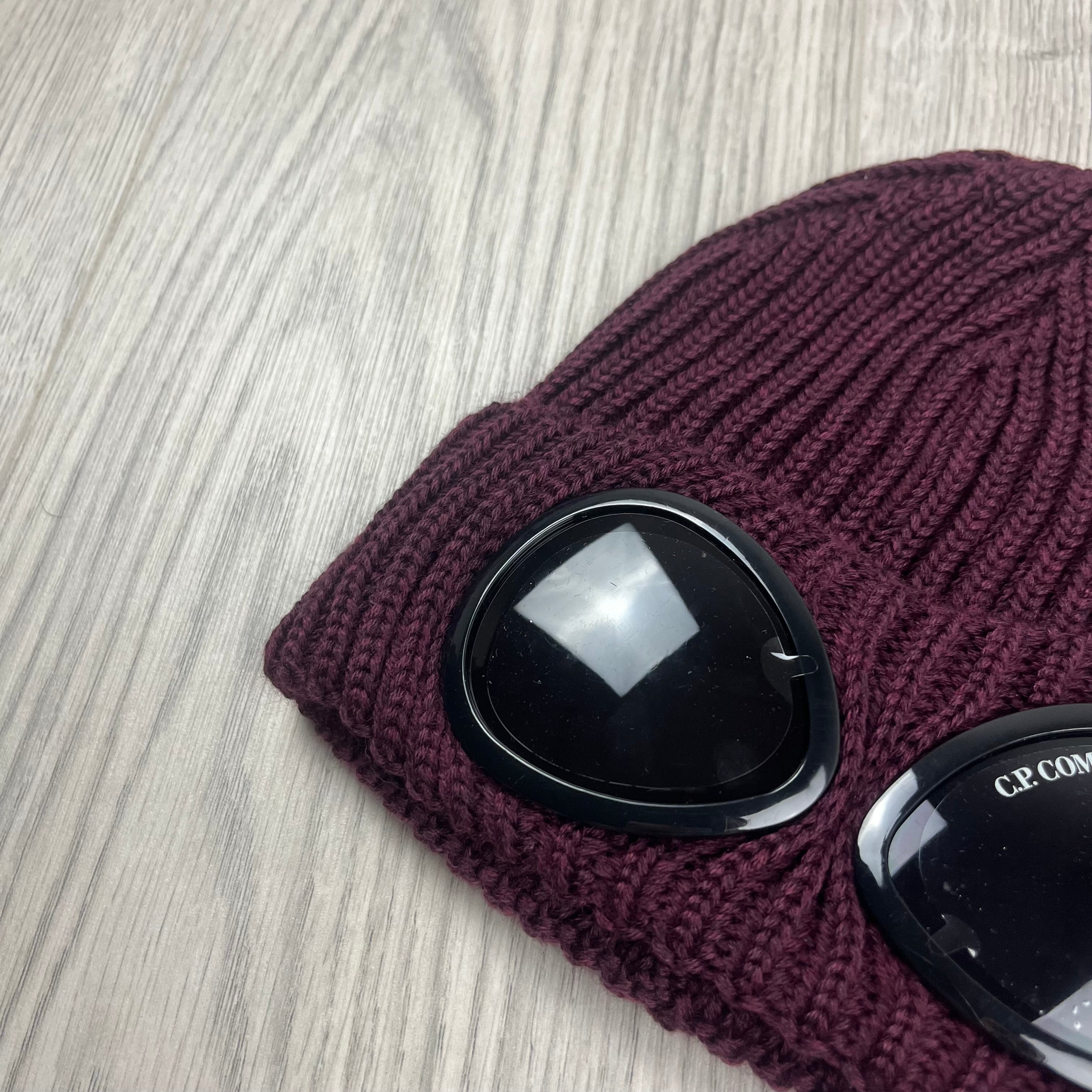 CP Company Goggle Beanie - Purple