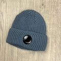 CP Company Lens Beanie - Flint Stone