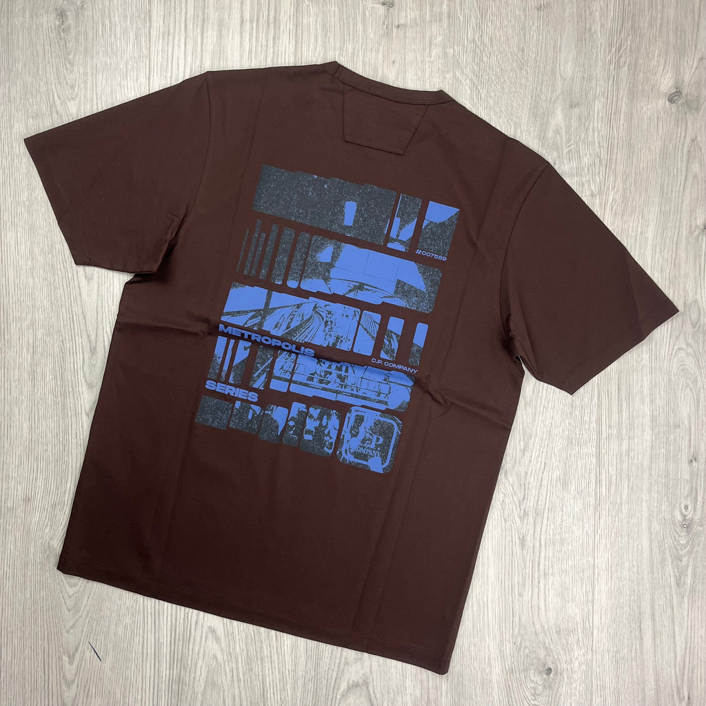 CP Company Metropolis T-Shirt - Rum Raisin
