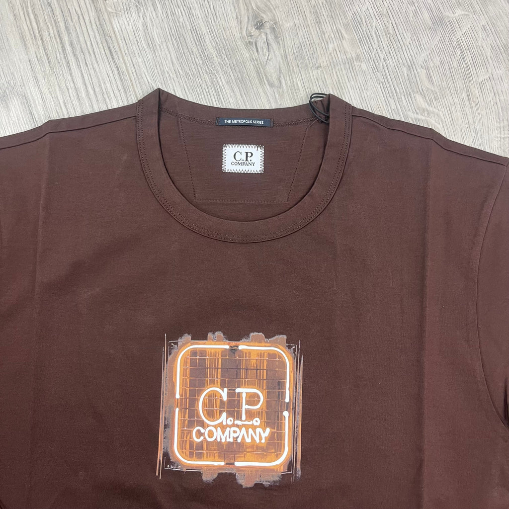 CP Company Metropolis T-Shirt - Rum Raisin