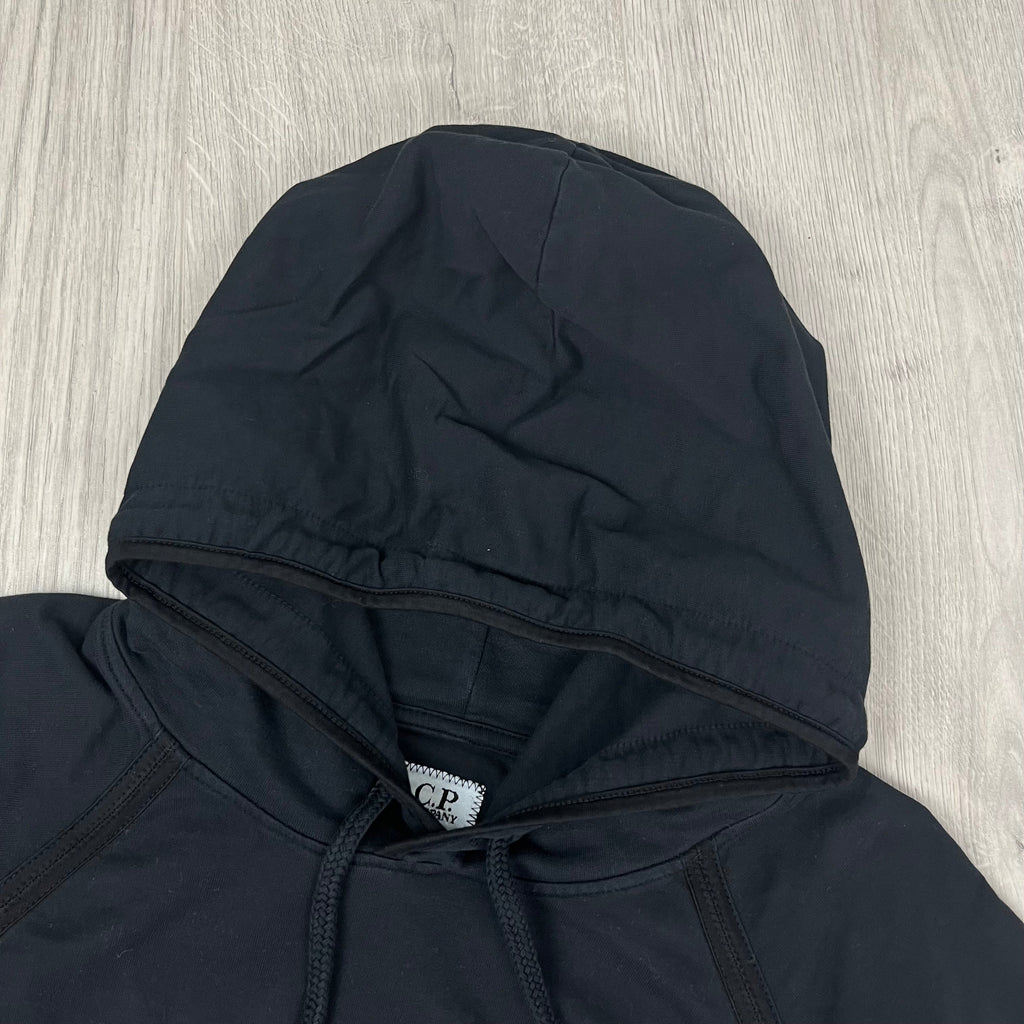 CP Company Light Fleece Hoodie -  Black