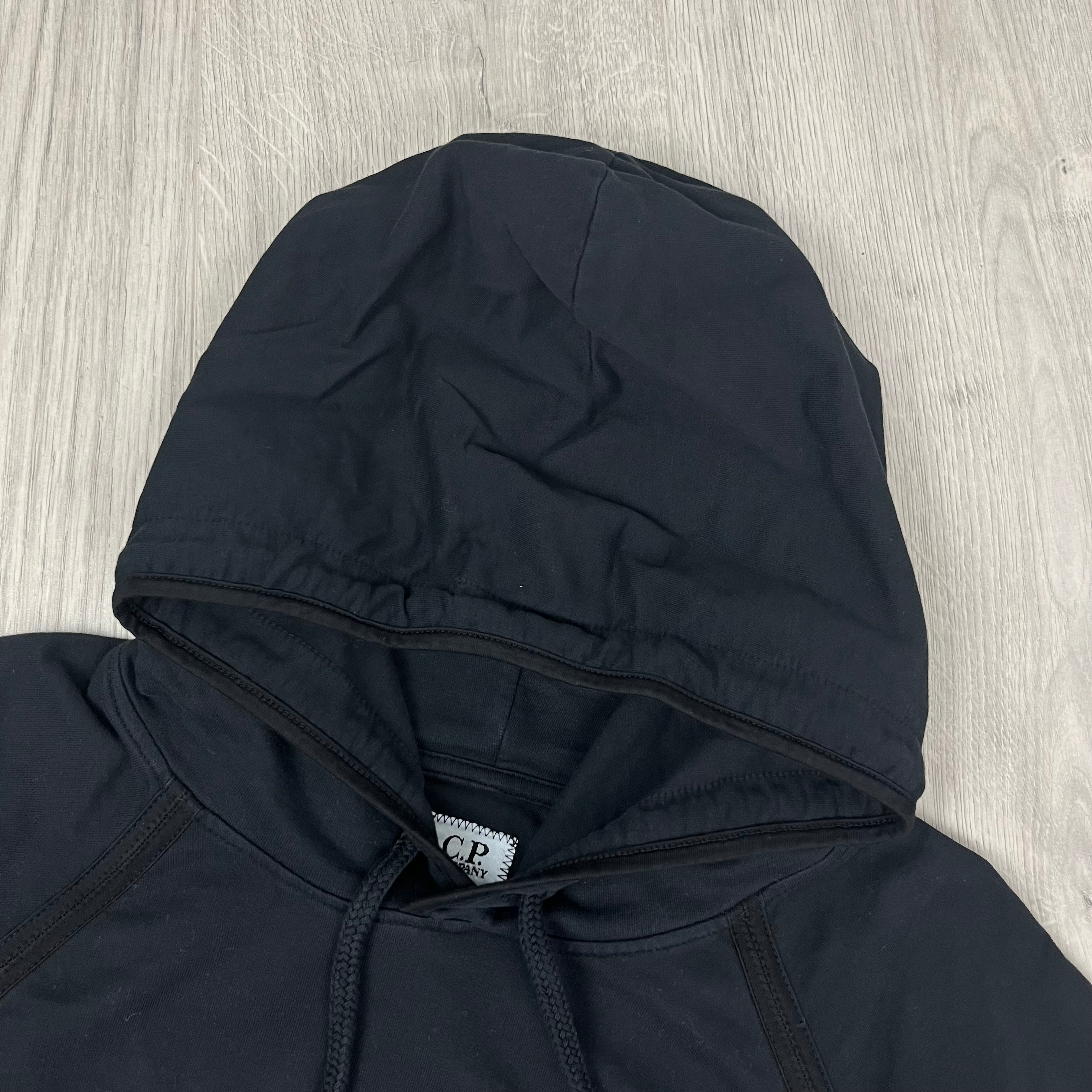 CP Company Light Fleece Hoodie -  Black