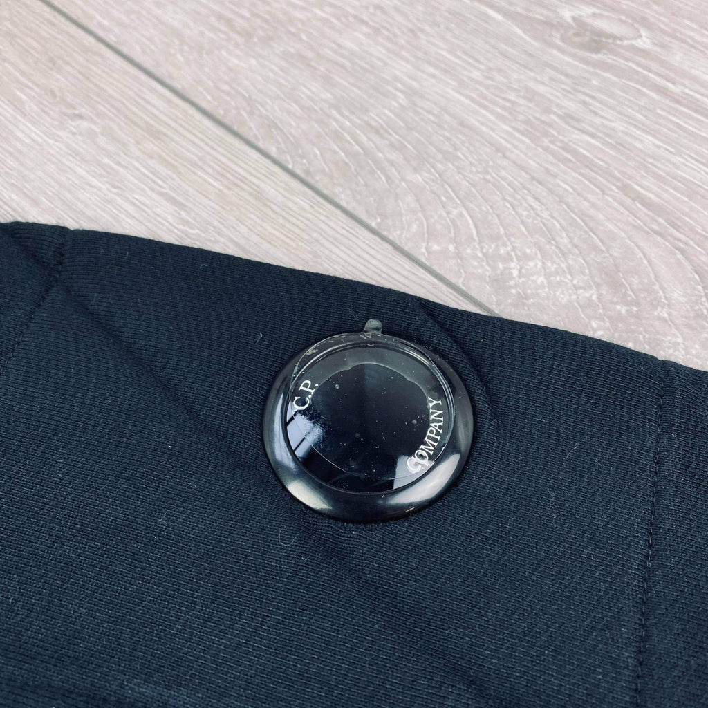 CP Company Raised Fleece Hoodie - Black