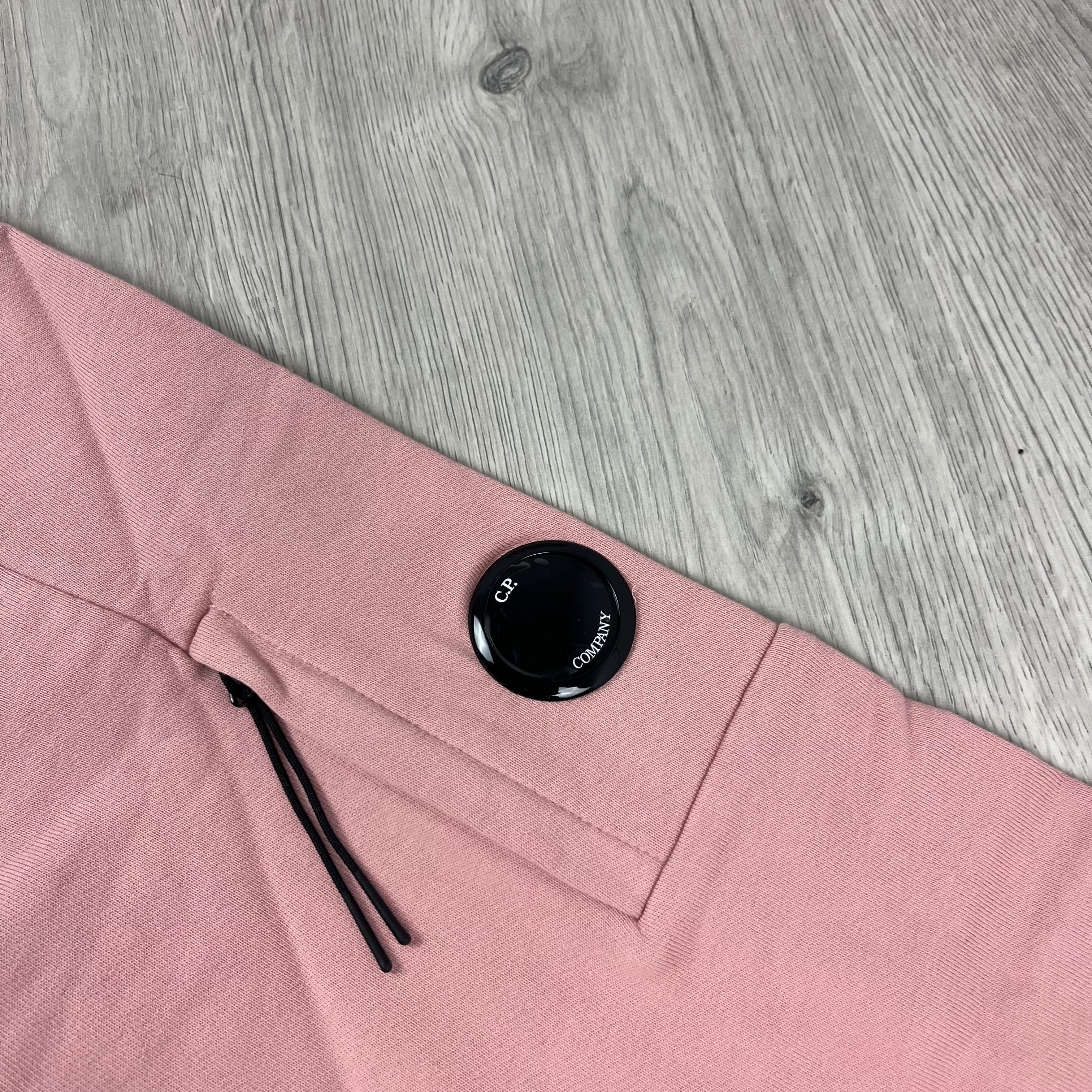 CP Company Raised Fleece Sweatshirt - Misty Rose