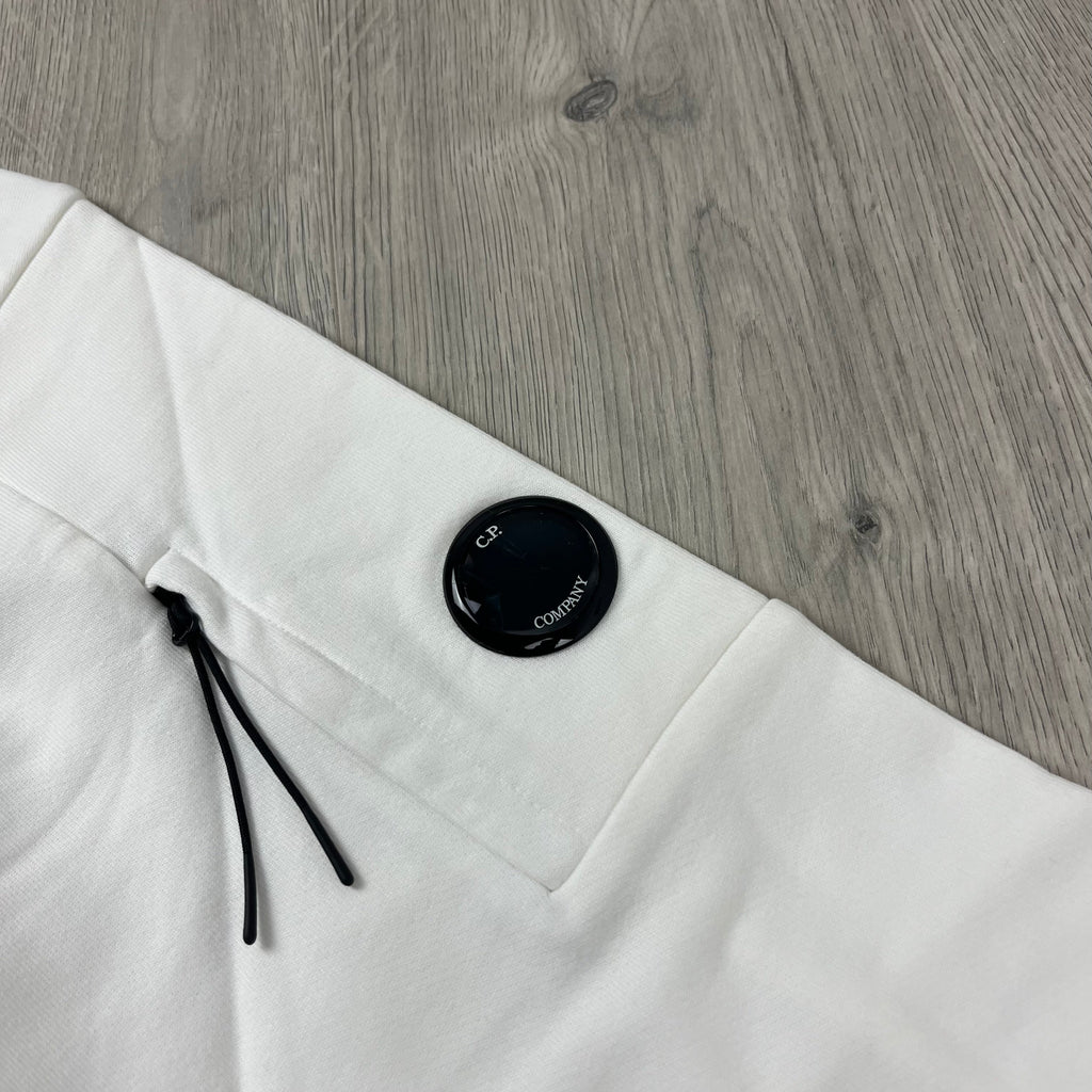 CP Company Raised Fleece Sweatshirt - White