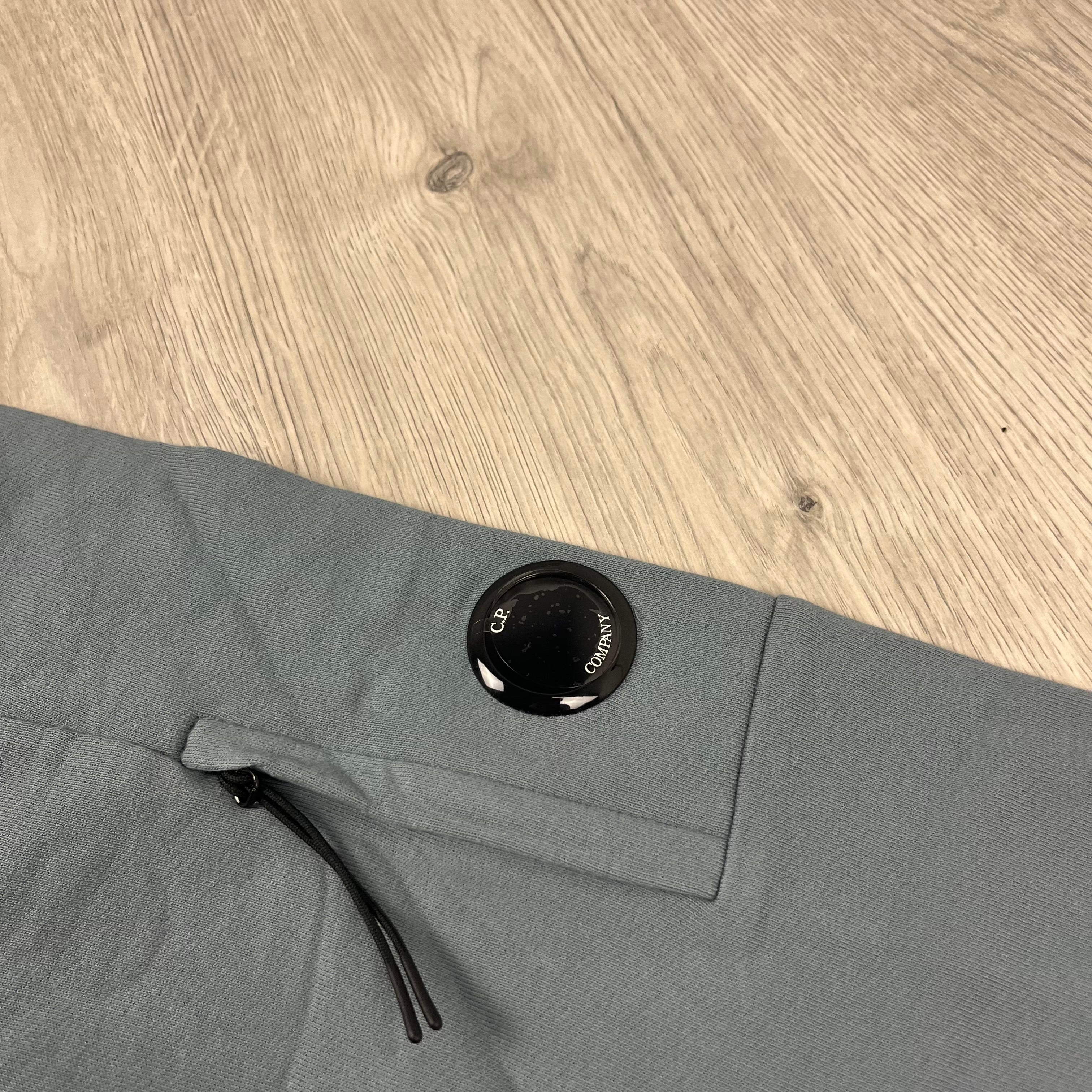 CP Company Raised Fleece Sweatshirt - Stormy