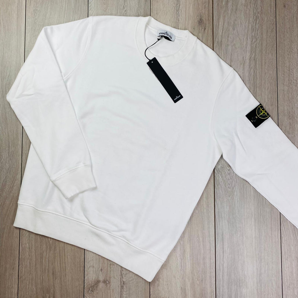 Stone Island Dyed Sweatshirt - White