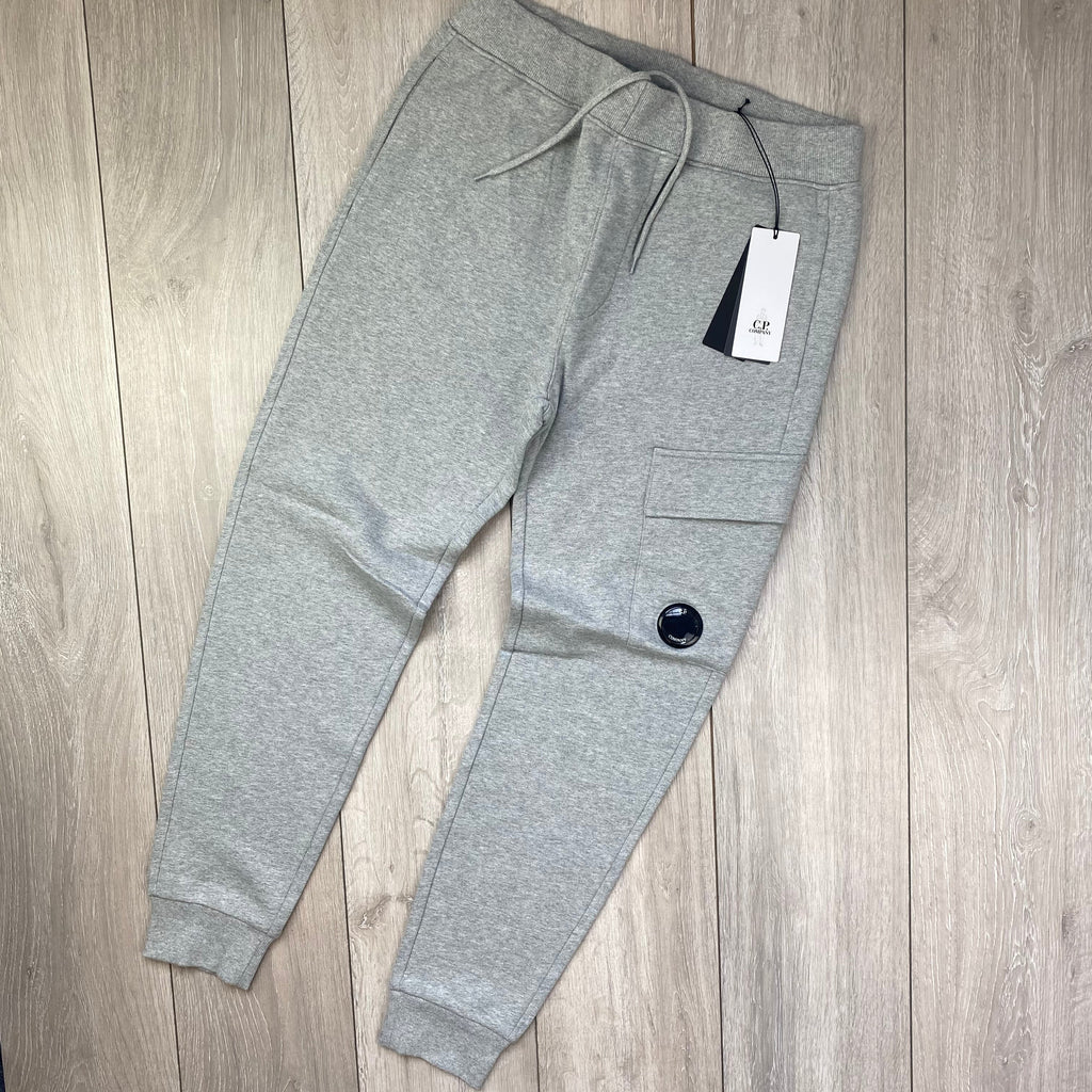 CP Company Raised Fleece Sweatpants - Grey