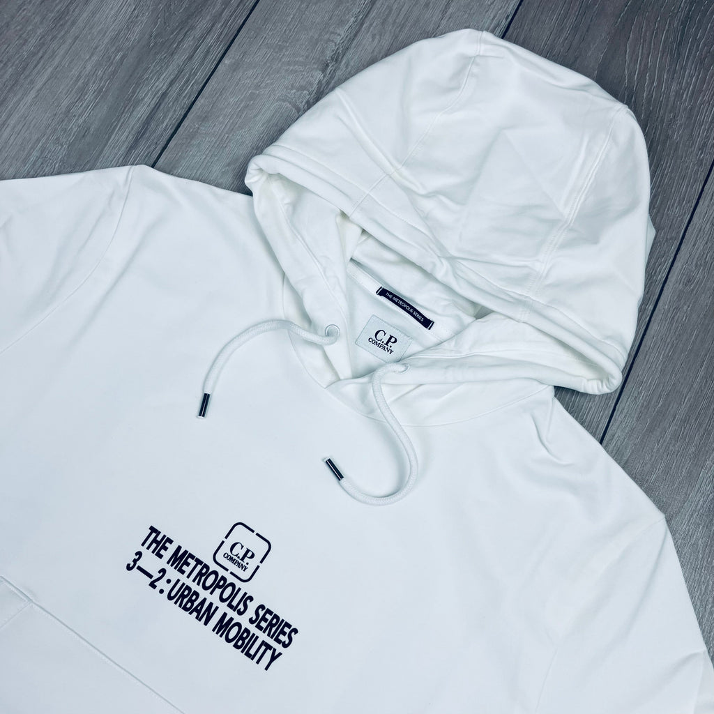 CP Company Metropolis Hoodie - White