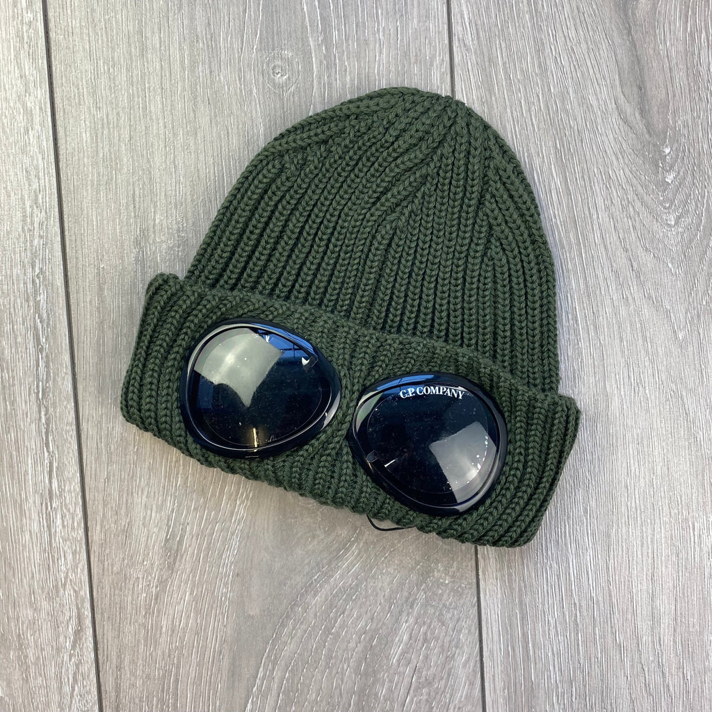 CP Company Goggle Beanie - Ivy Green