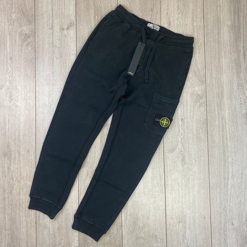 Stone Island Dyed Sweatpants - Black