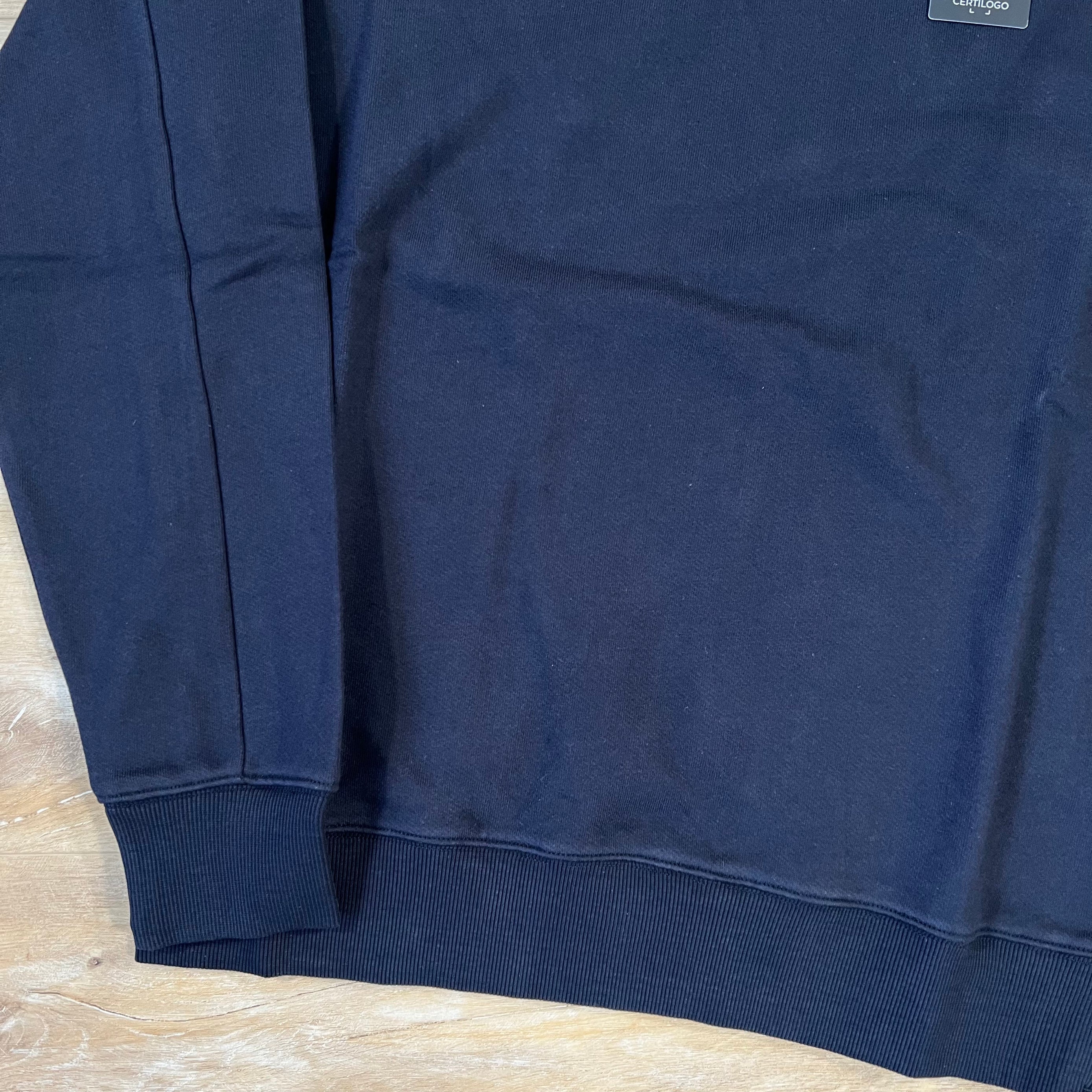 CP Company Diagonal Raised Lens Sweatshirt in Navy