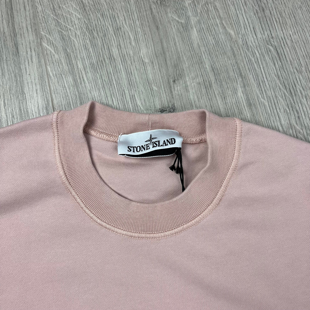 Stone Island Dyed Sweatshirt - Rose