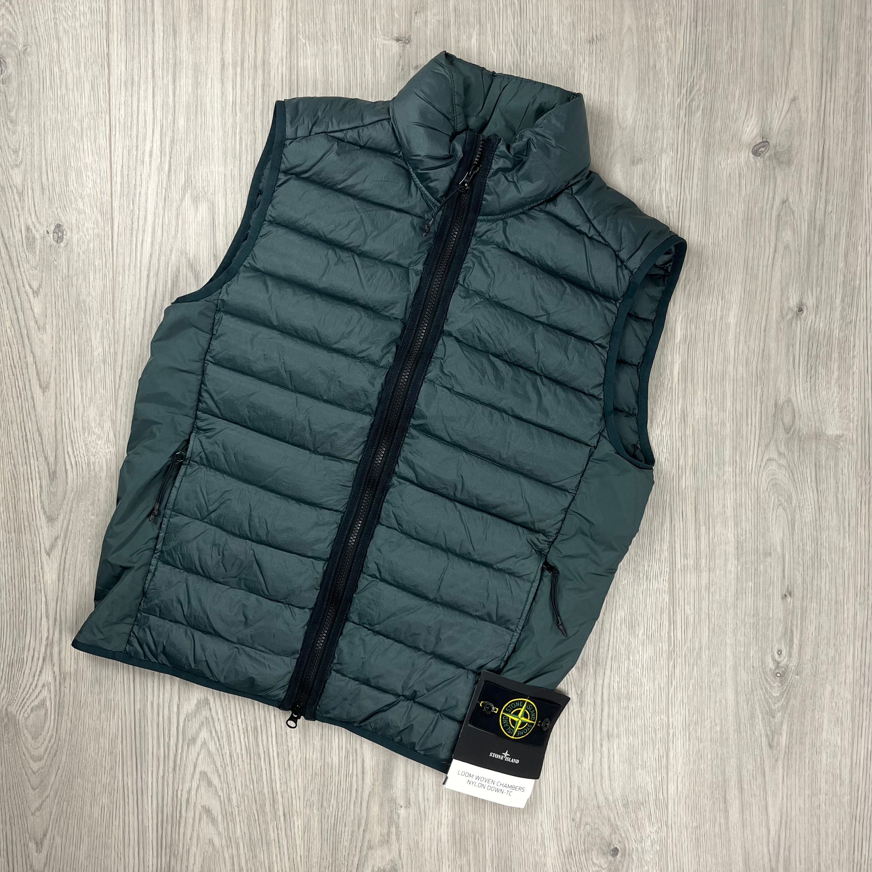Stone Island Padded Gilet - Bottle Green