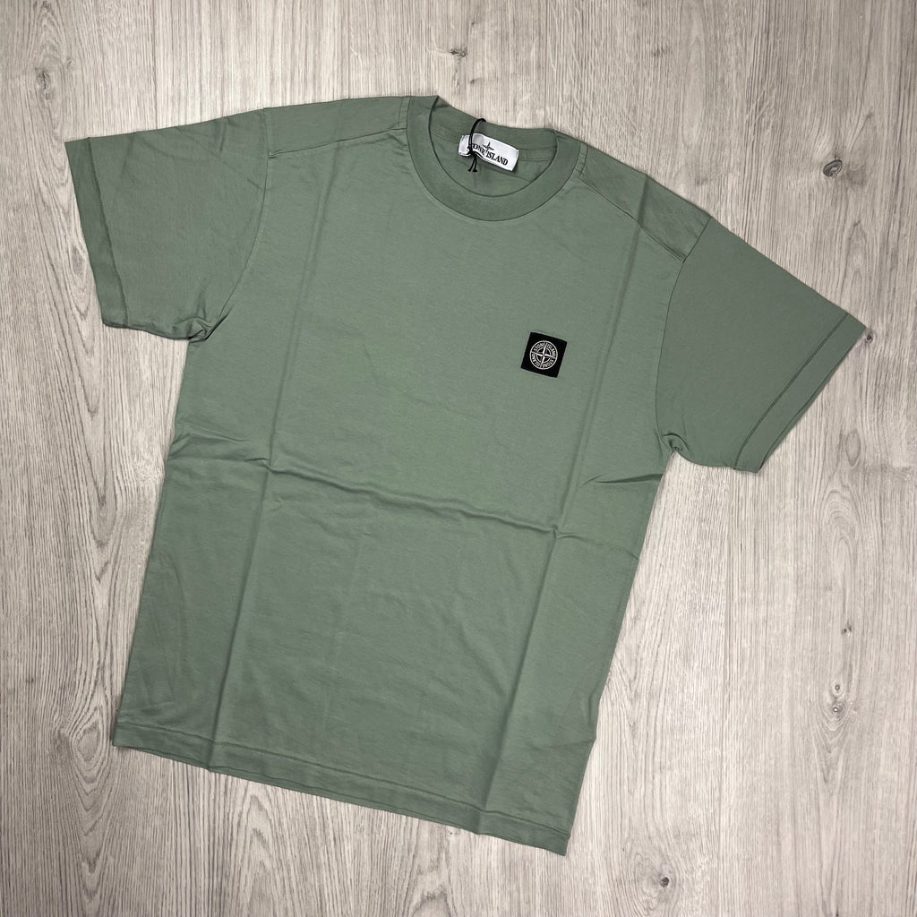 Stone Island Patch T-Shirt - Sage
